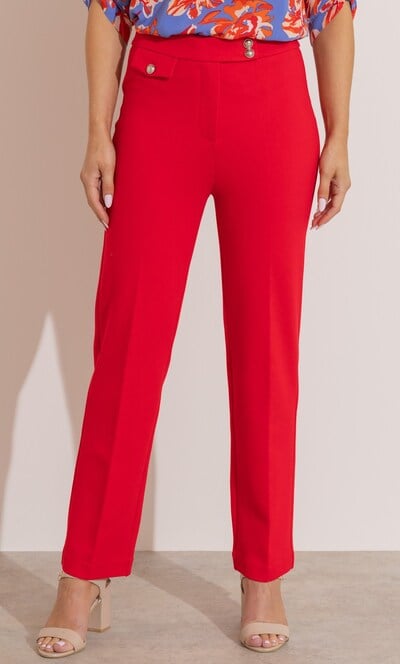 Ponte Straight Leg Trousers