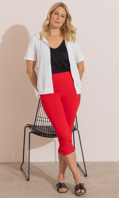 Anna Rose Elasticated Capri Pants