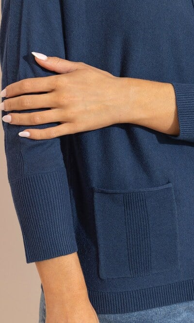 Batwing Knitted Jumper