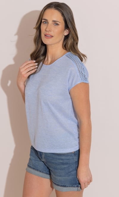 Light Knitted Short Sleeve T-Shirt