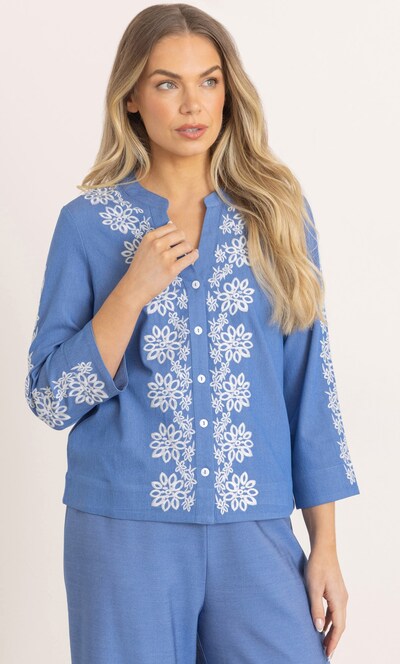 Embroidered Lightweight Jacket