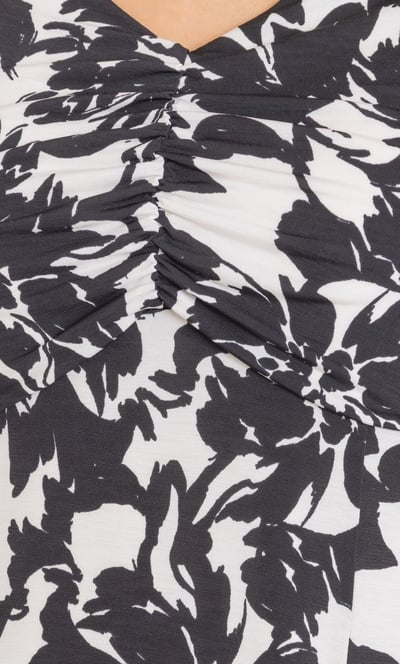 Floral Printed Sleeveless Dress
