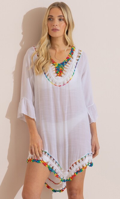 Crochet Detail Cover-Up