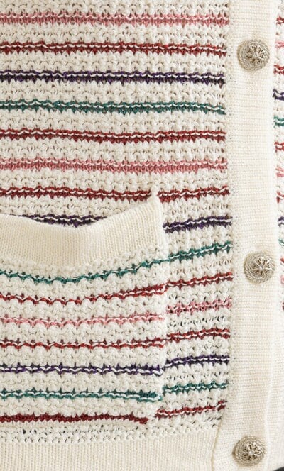 Anna Rose Striped Cardigan