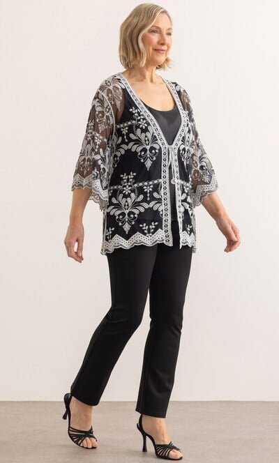 Anna Rose Slim Leg Ponte Trousers
