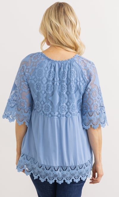 Lace Trim Top