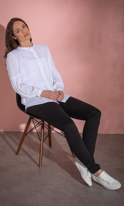 Embroidered Boho Shirt