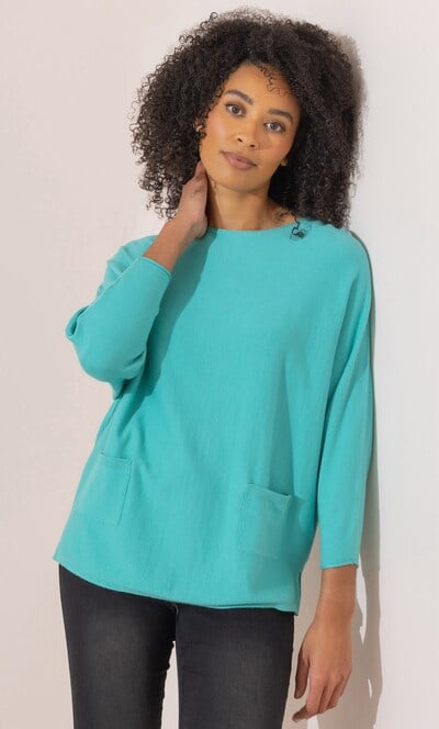 Batwing Knitted Jumper