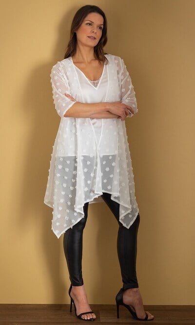 Dobby Dip Hem Cover Up