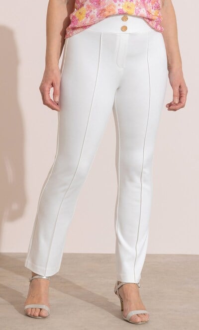 Anna Rose Straight Leg Ponte Trousers