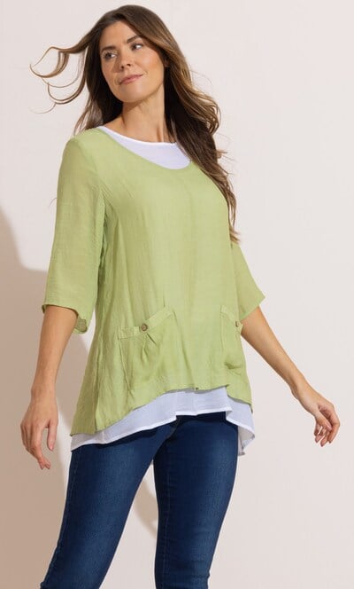 Double Layer Tunic Top