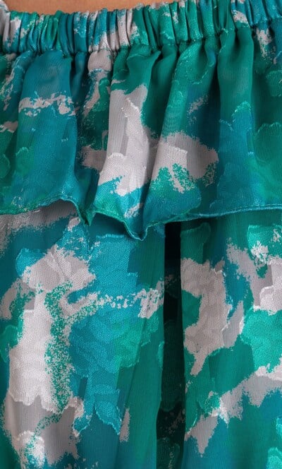 Burnout Ruffle Dress