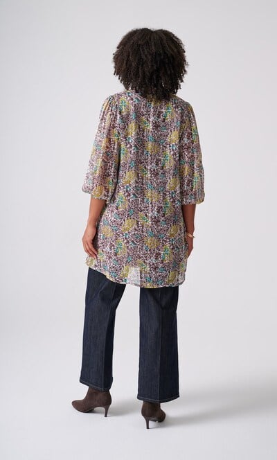 Printed Three Quarter Sleeve Tunic