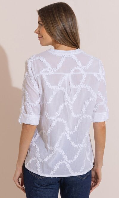 Applique Cotton Blouse