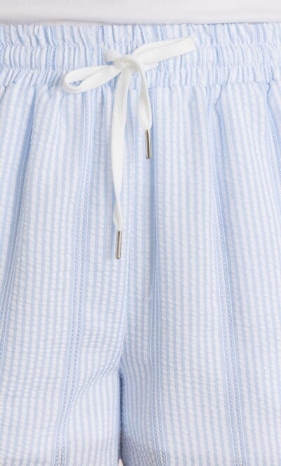 Striped Pull On Shorts
