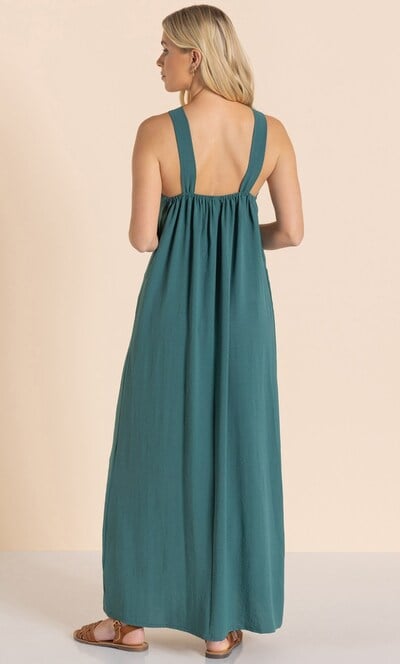 Twist Front Maxi Dress