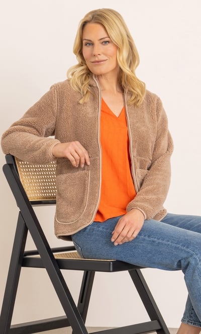 Lightweight Fleece Zip Up Jacket