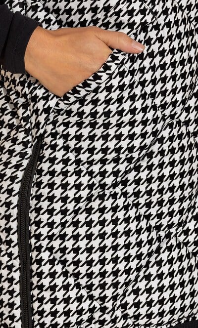 Dogtooth Flock Ribbed Hem Gilet