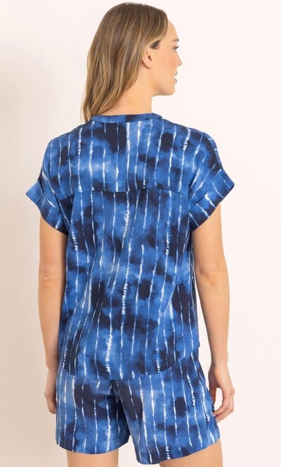 Tie Dye Short Sleeve Top