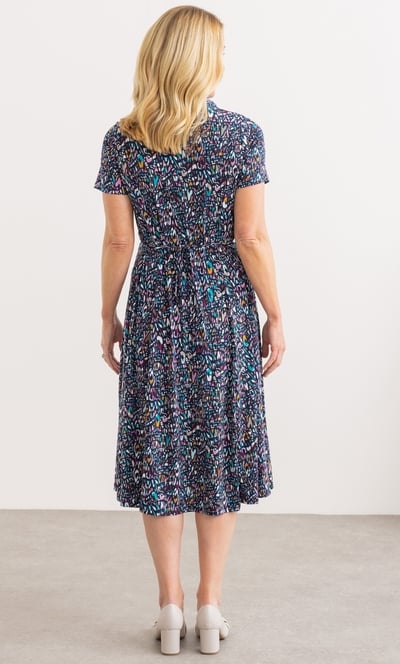 Anna Rose Printed Jersey Dress