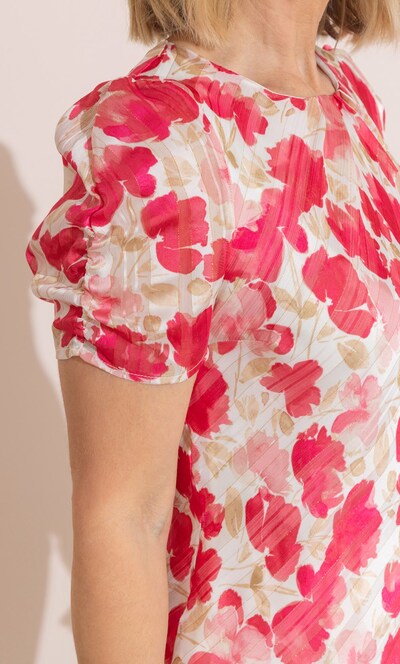 Anna Rose Bias Cut Floral Top