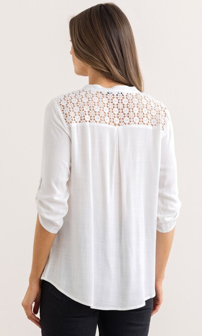 Lace Trim Blouse