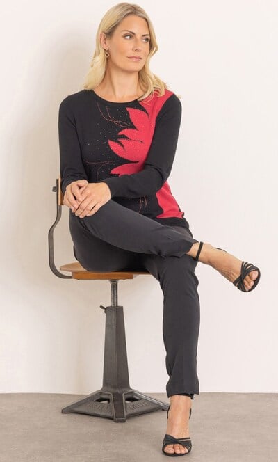 Embellished Knitted Top