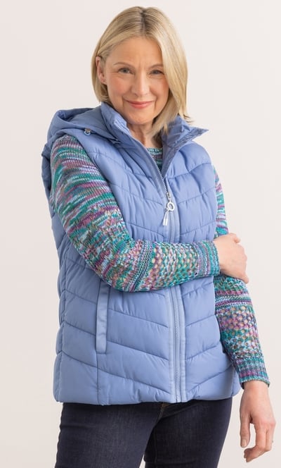 Anna Rose Hooded Puffer Gilet