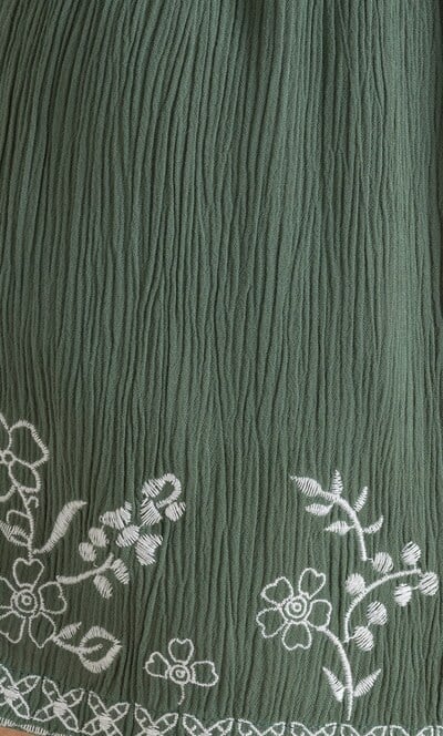 Anna Rose Pull On Embroidered Shorts
