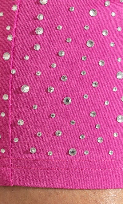 Embellished Pull On Capri Pants