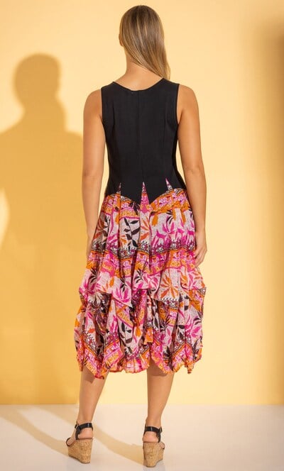 Sleeveless Parachute Dress