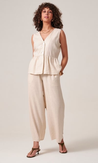Shimmer Wide Leg Trousers