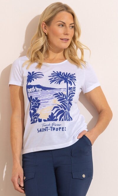 Anna Rose French Riviera Graphic T-Shirt
