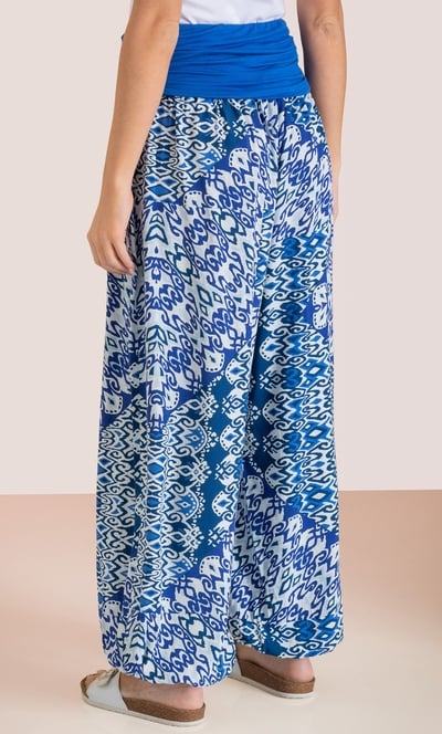 Printed Balloon Trousers