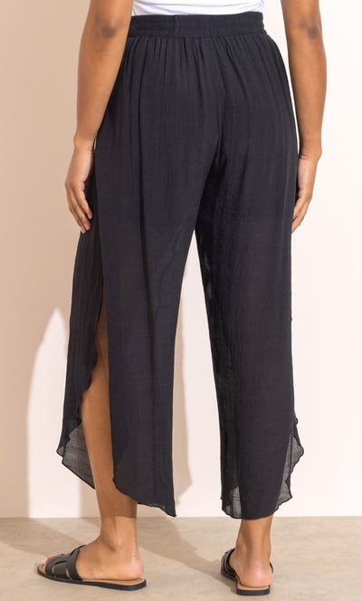 Wide Leg Wrap Over Trousers