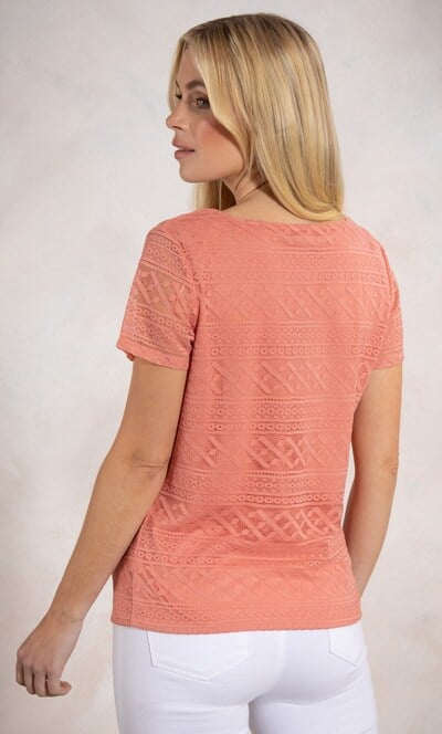 Short Sleeve Lace Top