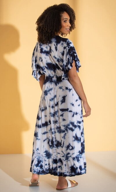 Boho Tie Dye Midaxi Dress