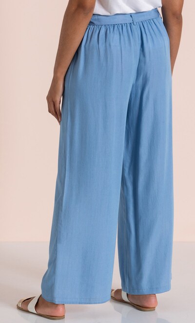 Wide Leg Pull On Trousers