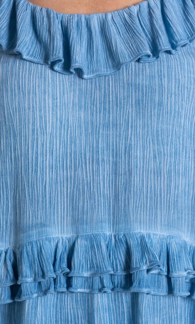 Sleeveless Crinkle Top