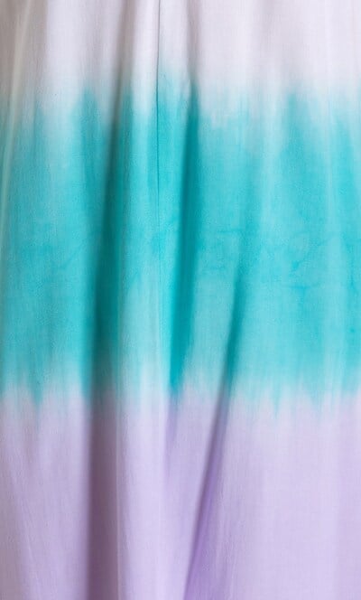 Bias Cut Dip Dye Dress