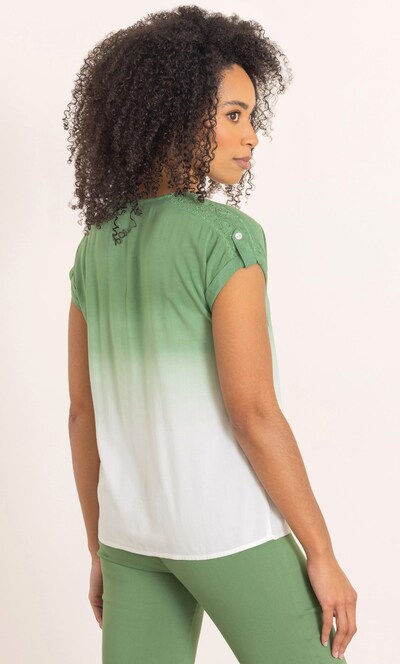 Dip Dye Embellished Top