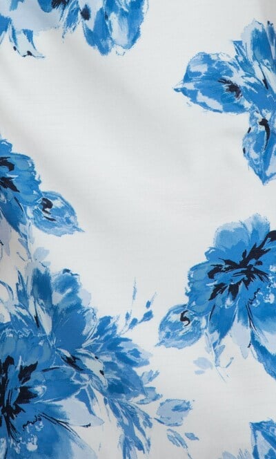 Anna Rose Floral Print Fitted Sleeveless Dress