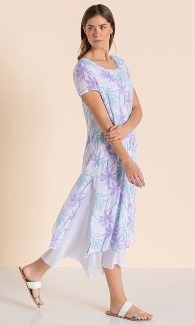 Printed Layered Dress