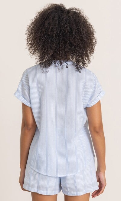 Striped Short Sleeve Top