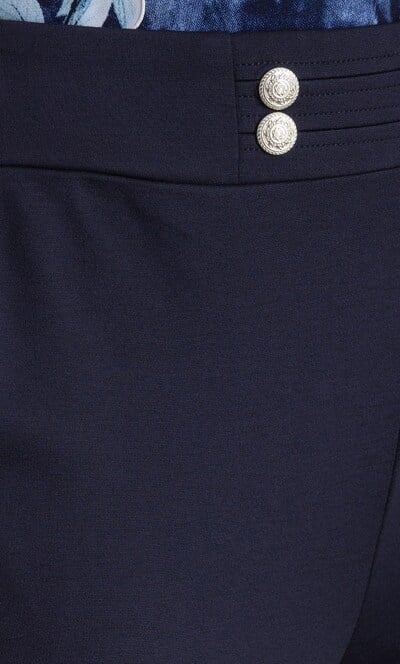 Anna Rose Ponte Slim Leg Trousers 25 inch Leg