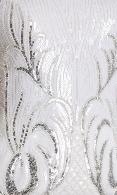 Embellished Mesh Sleeveless Top