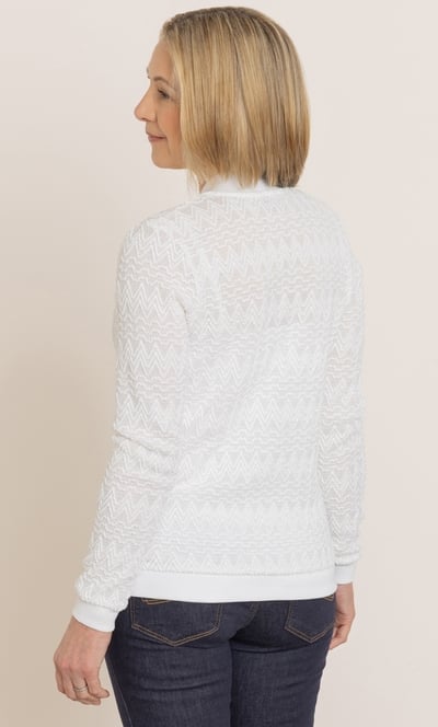Anna Rose Shimmer Knitted Bomber Jacket