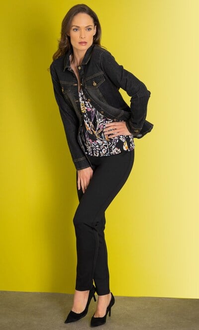Peplum Denim Jacket
