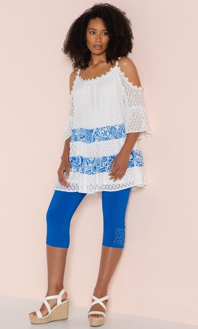 Cold Shoulder Lace Top