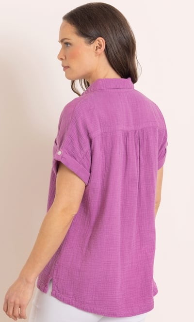Short Sleeve Cotton Shirt
